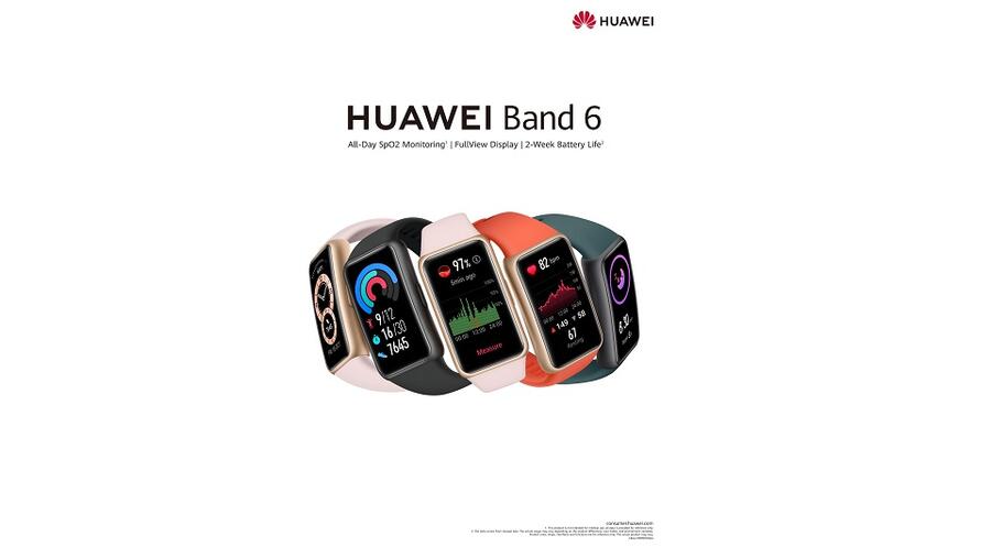  هواوي تطلق HUAWEI Band 6 الجديد كليًا في المملكة العربية السعودية