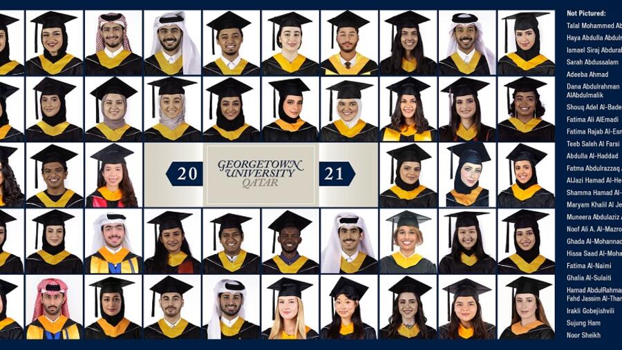 مؤسسة قطر: حفل تخرج افتراضي لدفعة خريجي 2021 بجامعة جورجتاون في قطر 
