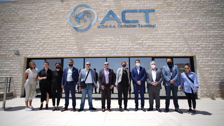 رئيس شركة ميناء حاويات العقبة التنفيذي يستقبل سعادة السفيرة السويدية