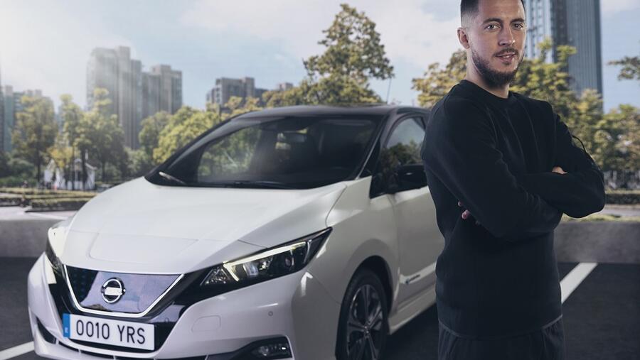 نجم كرة القدم إيدن هازرد ينضم إلى حملة نيسان#ElectrifyTheWorld  لإحداث تغيير إيجابي