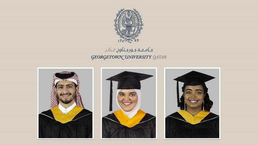 مؤسسة قطر: طلاب السنة النهائية المتميزون يتخرجون ويتركون بصماتهم على أسرة جورجتاون في قطر