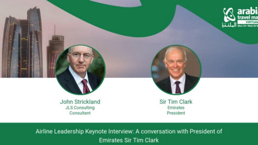 السير تيم كلارك يعلن انطلاق النسخة الافتراضية من معرض سوق السفر العربي 2021 بإلقاء نظرة واقعية على قطاع الطيران