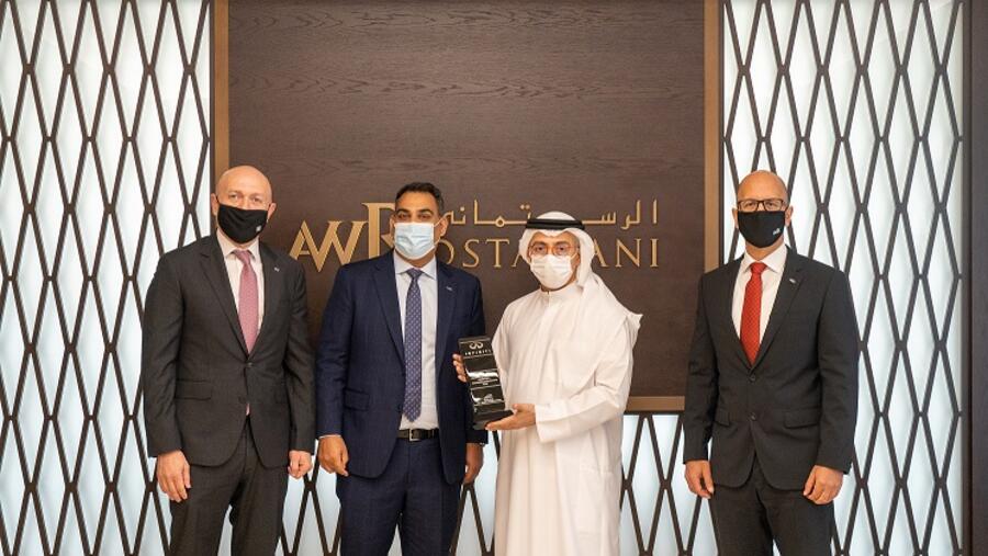 إنفينيتي من العربية للسيارات تحصل على "جائزة الأداء المتميّز" من أسواق إنفينيتي العالمية