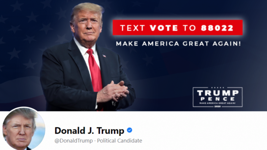 Donald Trump's official facebook page