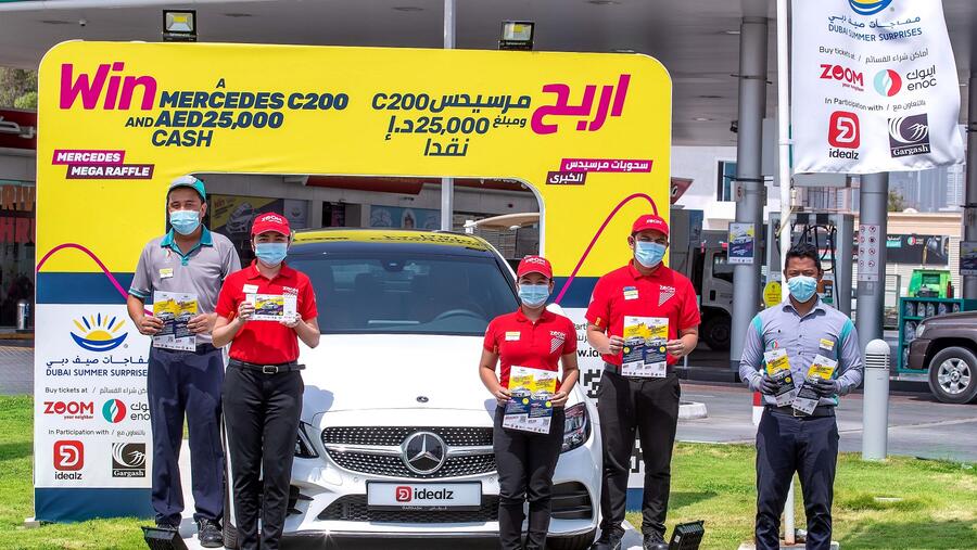 اينوك تطلق "سحوبات مرسيدس الكبرى" في جميع محطاتها خلال مهرجان "مفاجآت صيف دبي"