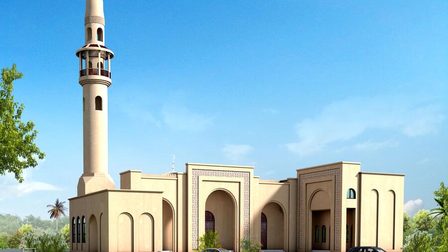 تشييد جامع جديد ضمن مخطط مدينة ديار المحرق في مشروع جيوان