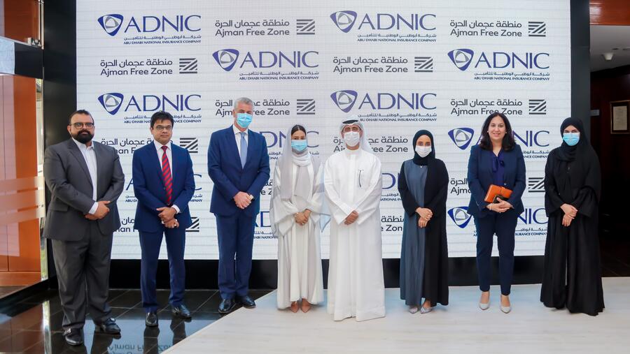شركة أبوظبي الوطنية للتأمين توقع شراكة مع منطقة عجمان الحرة