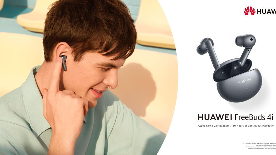 هواوي تُطلق أحدث إصدار من سماعاتFreeBuds 4i  باللون الفضي   
