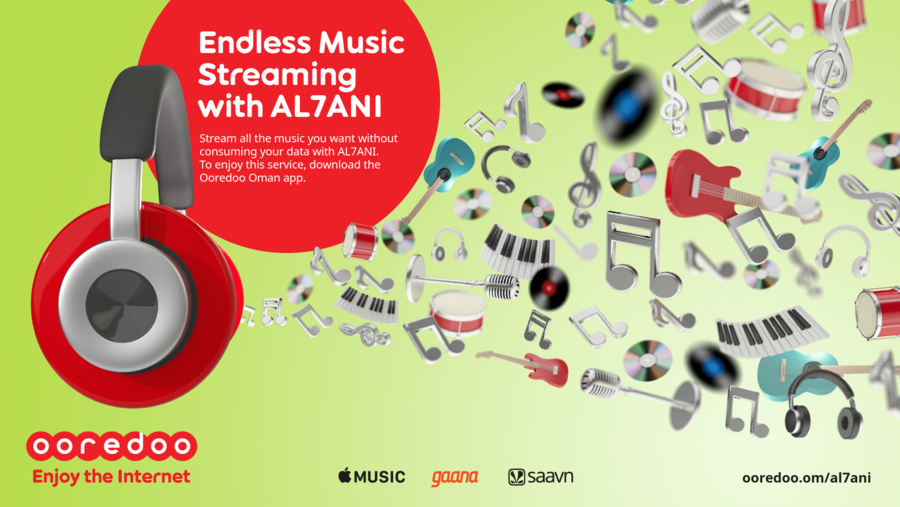 Ooredoo تتيح لك الاستماع إلى أغانيك المفضلة طوال اليوم من خلال خدمة ألحاني