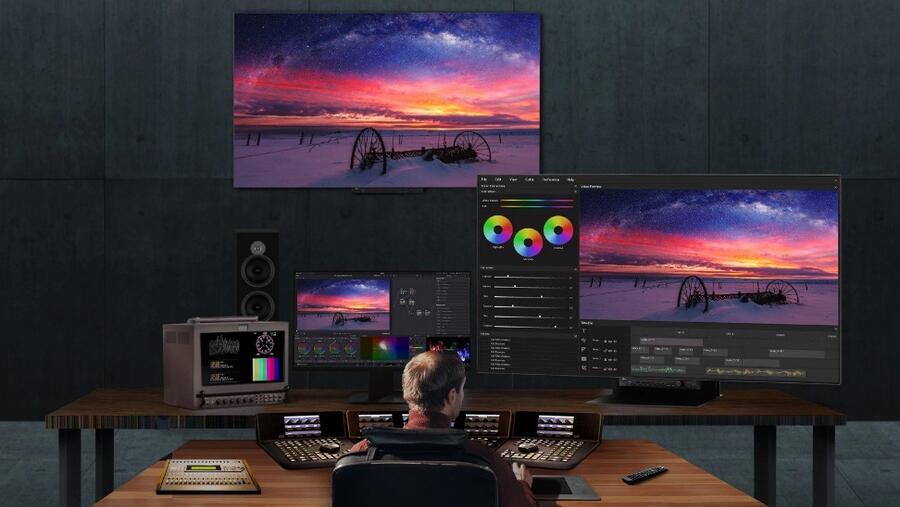 امنحوا الأولوية لإنتاج المحتوى مع شاشة OLED PRO متعددة الاستخدامات من إل جي