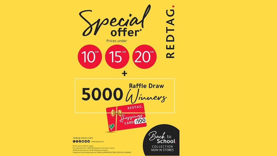 رد تاغ تطلق مجموعة خاصة من العروض والحسومات والسحوبات على جوائز بقيمة نصف مليون ريال سعودي