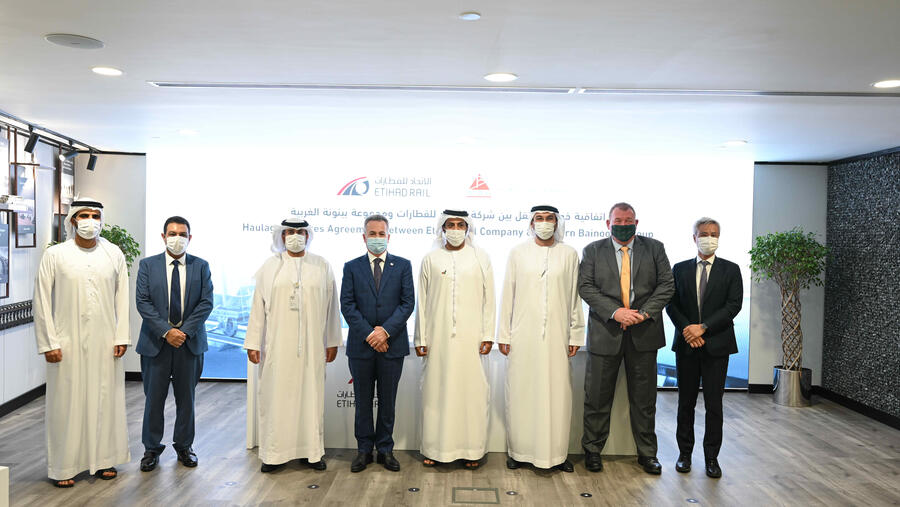 الاتحاد للقطارات توقع اتفاقية خدمات النقل مع مجموعة بينونة الغربية