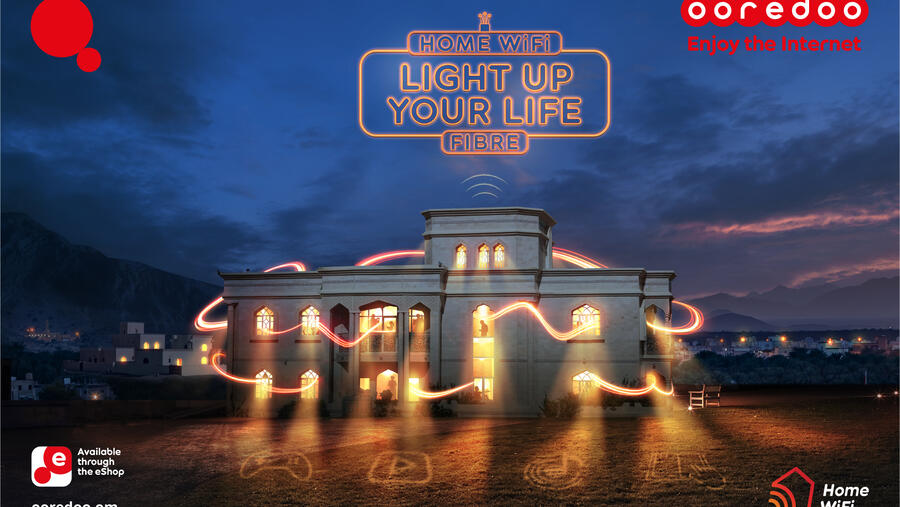 Ooredoo تعزز تغطية شبكتها لخدمة الواي فاي المنزلي الفايبر وتُضيف خمس مناطق جديدة من البريمي إلى صلالة
