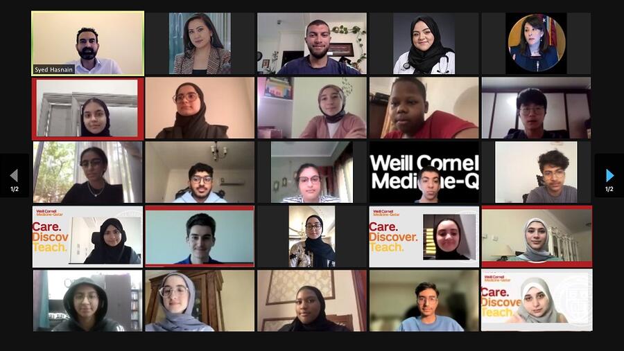 طلاب المرحلة الثانوية يستكشفون آفاق المهن الطبية في وايل كورنيل للطب - قطر
