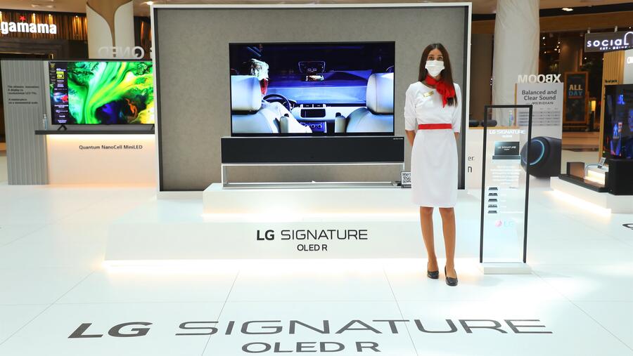 اختبروا قوة أداء تلفزيونات OLED مع إل جي في دبي مول