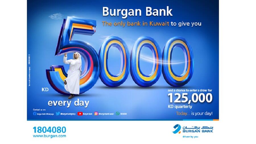 بنك برقان يعلن أسماء الفائزين بسحب حساب يومي