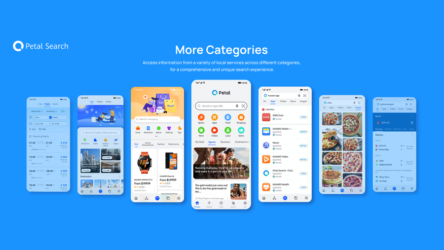 بحث Petal في قائمة محركات البحث الأكثر استخداماً في أربع دول عربية