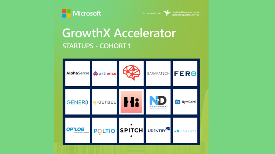 مايكروسوفت تطلق البرنامج المخصص لتمكين الشركات الناشئة  ''GrowthX Accelerator''في الإمارات   