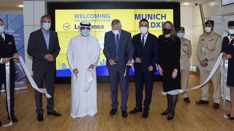 لوفتهانزا تطلق خط رحلاتٍ جديداً من ميونيخ  إلى دبي على متن طائرة إيرباص A350-900 العصرية والصديقة للبيئة