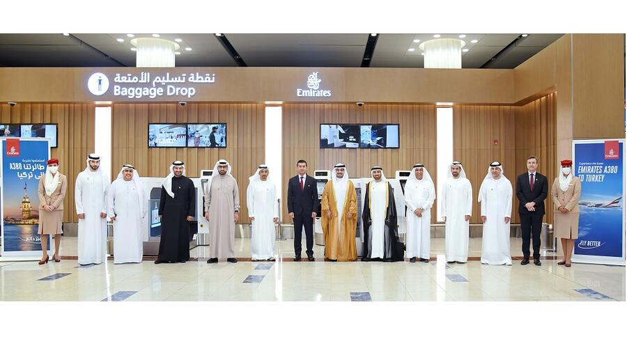 طائرة الإمارات A380 تصل إسطنبول في أول رحلة منتظمة