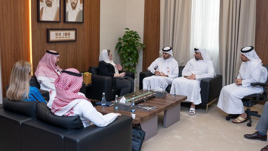 مدينة الشارقة للإعلام (شمس) تستقبل وفداً من الهيئة العامة للإعلام المرئي والمسموع بوزارة الاعلام في المملكة العربية السعودية