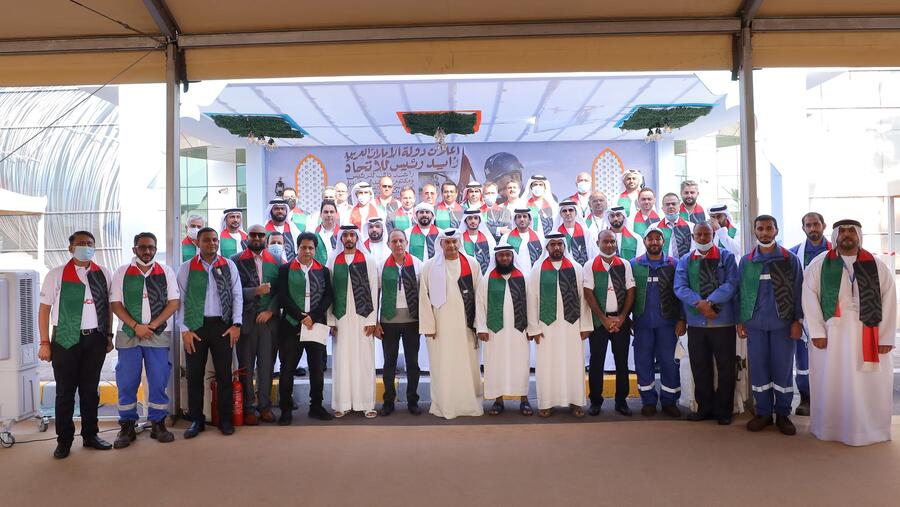 حديد الإمارات تحتفل باليوبيل الذهبي للدولة