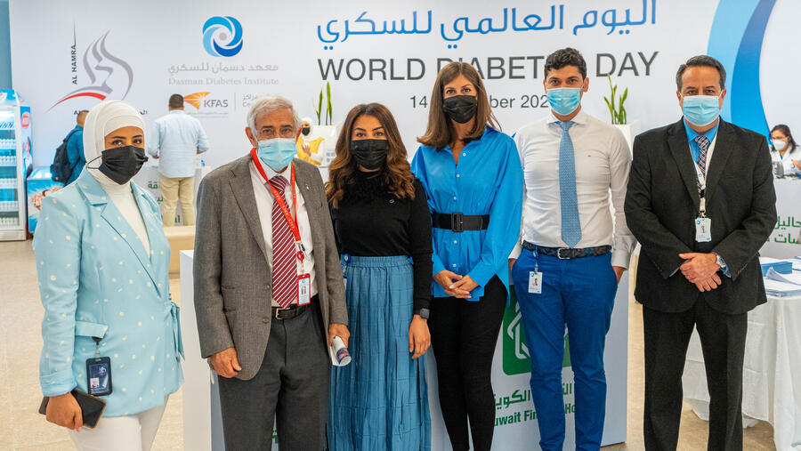 شركة الحمراء العقارية تشارك بدعم "اليوم العالمي التوعوي لمرض السكري" بالتعاون مع معهد دسمان للسكري