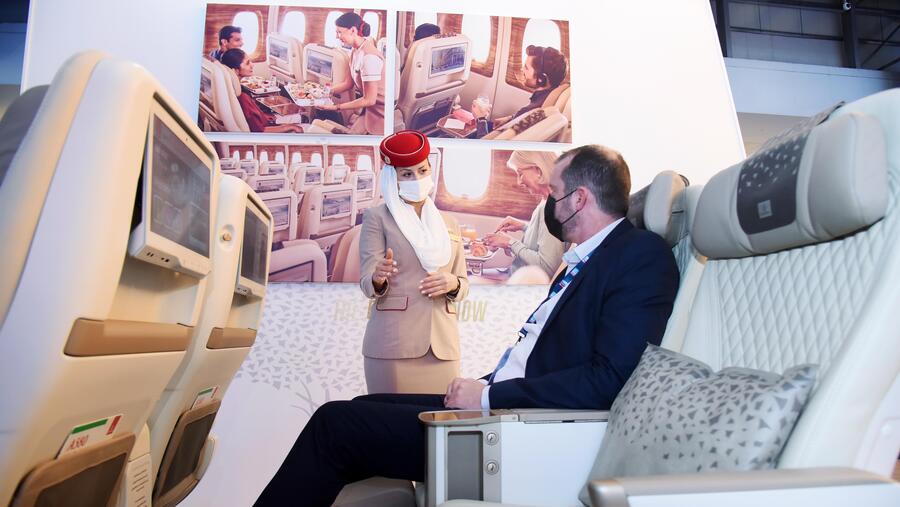 ختام ناجح لمشاركة طيران الإمارات في معرض دبي للطيران 2021