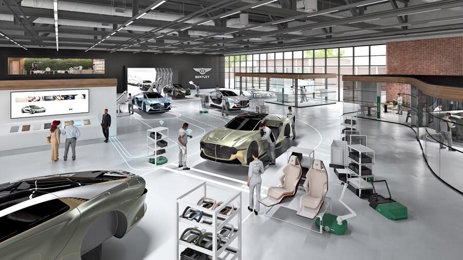 BENTLEY تؤمِّن انتاج المملكة المتحدة لأول سيارة كهربائية - وتلتزم باستثمار 2.5 مليار جنيه إسترليني في مجال الاستدامة على مدى العقد المقبل