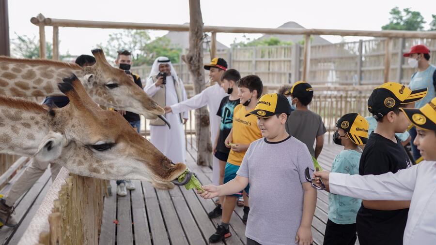 ’كونتيننتال‘ تدعو الأطفال إلى ’دبي سفاري بارك‘ بالتعاون مع ’الهلال الأحمر الإماراتي‘