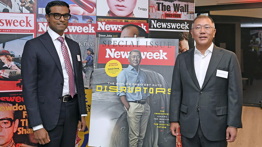 الرئيس التنفيذي لمجموعة هيونداي موتور، أيسون تشونغ يفوز بجائزة "صاحب الرؤية للعام" 