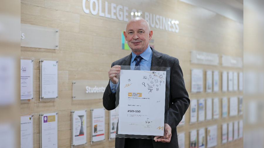 دراسات الأعمال والإدارة في جامعة أبوظبي الرابعة محلياً وضمن أفضل 501-550 جامعة عالمياً