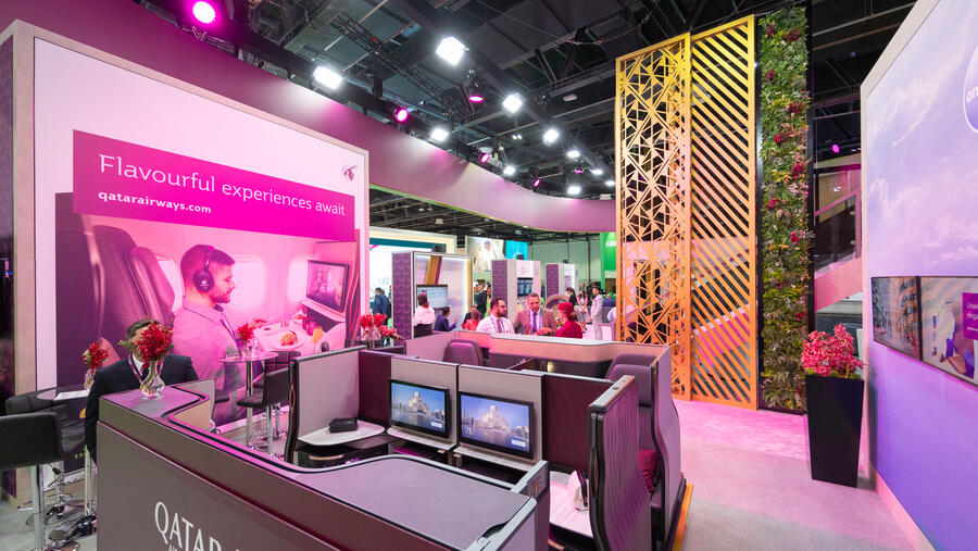 الخطوط الجوية القطرية تشارك في سوق السفر العربي 2022