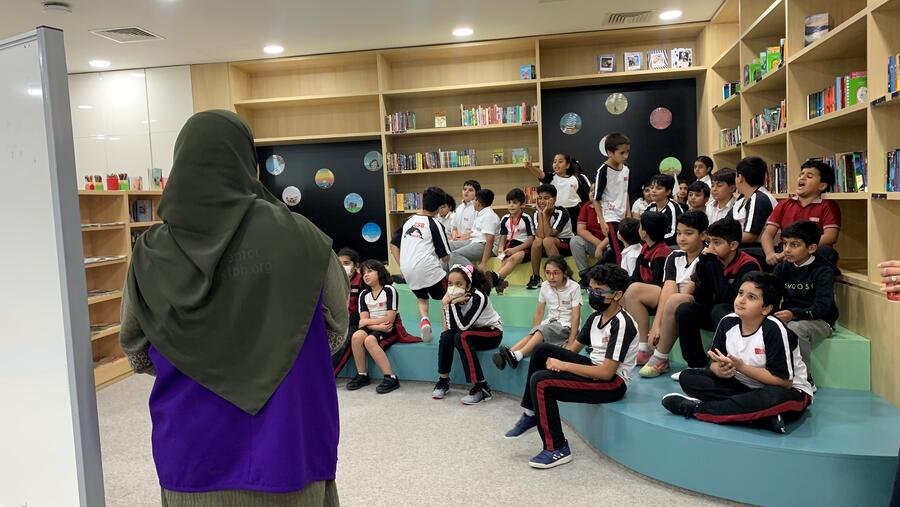 مؤسسة المبرّة الخليفية تقدم نسخة خاصة من برنامج إثراء الشباب لطلبة المدرسة الكندية