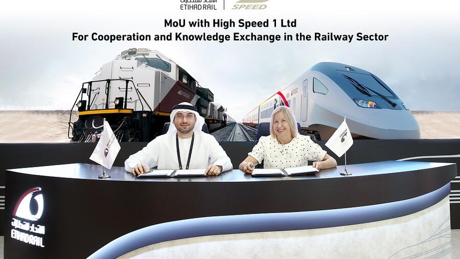 "الاتحاد للقطارات" توقع ثلاث مذكرات تفاهم مع شركات أوروبية في مجال تبادل المعرفة والخبرات في قطاع السكك الحديدية