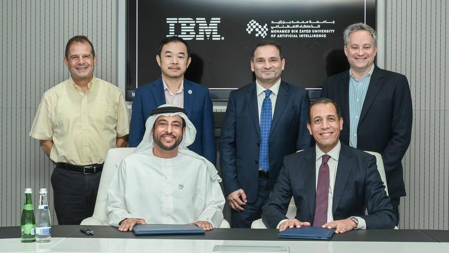 جامعة محمد بن زايد للذكاء الاصطناعي تتعاون مع "أي بي أم" لتعزيز بحوث الذكاء الاصطناعي بإطلاق مركز جديد للتميز