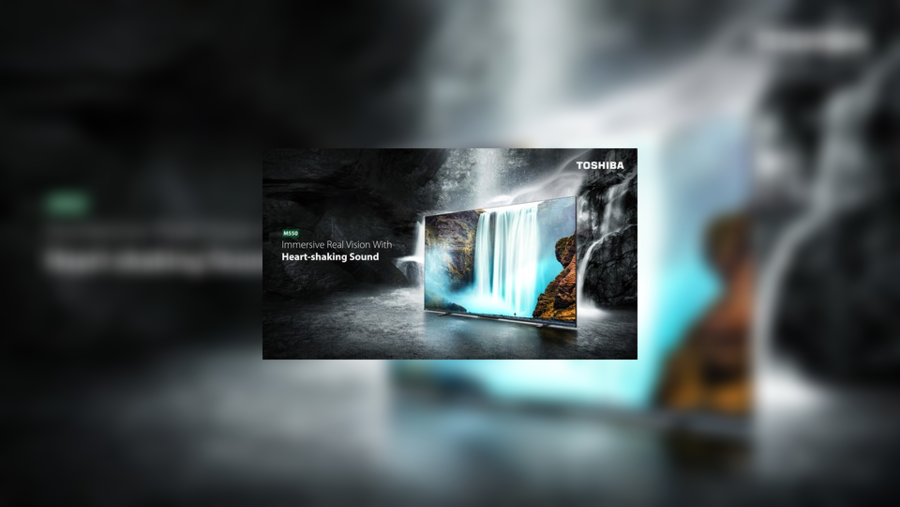 ‫شاشة مضبوطة بدقة، تجربة مثالية – تلفزيون توشيبا M550