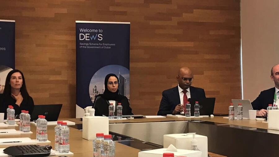 المركز المالي العالمي يناقش خطة تنفيذ  صندوق الادخار لموظفي حكومة دبي