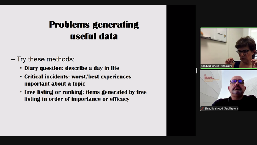 وايل كورنيل للطب قطر تنظّم تعزّز مهارات البحوث لدى أصحاب المهن الصحية