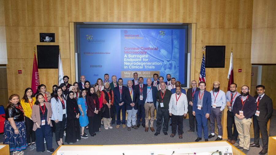 وايل كورنيل للطب - قطر تستقطب خبراء عالميين في مجال فحص مجهر القرنية المتّحد البؤر