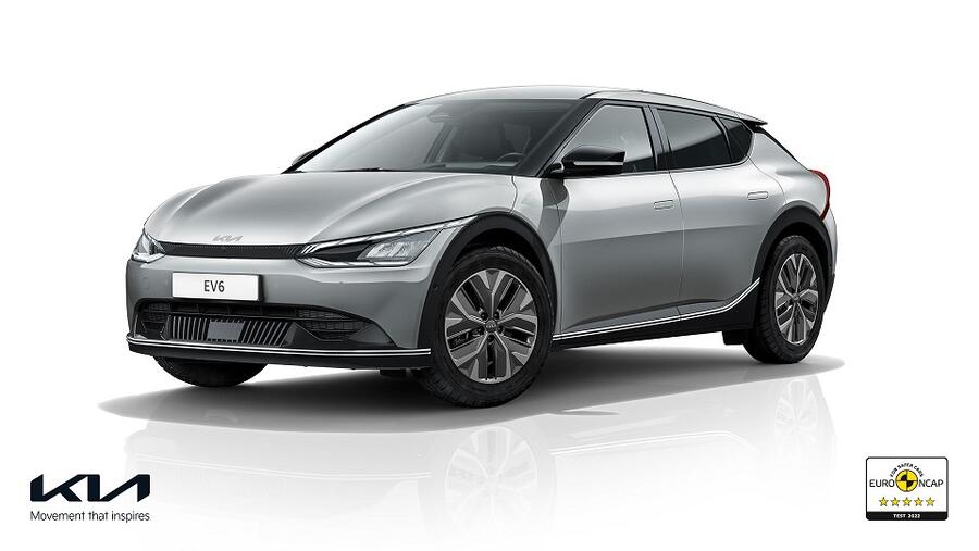 كيا EV6 تحصل على تصنيف خمس نجوم من  المنظمة الأوروبية لاختبارات السلامة