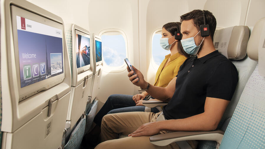 طيران الإمارات تنال جائزتي أبيكس لأفضل "واي فاي" ومأكولات ومشروبات