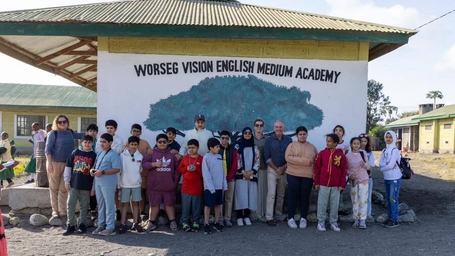 طلاب مدرسة ابتدائية في مؤسسة قطر يزورون تنزانيا ويتعلّمون المزيد عن الاستدامة