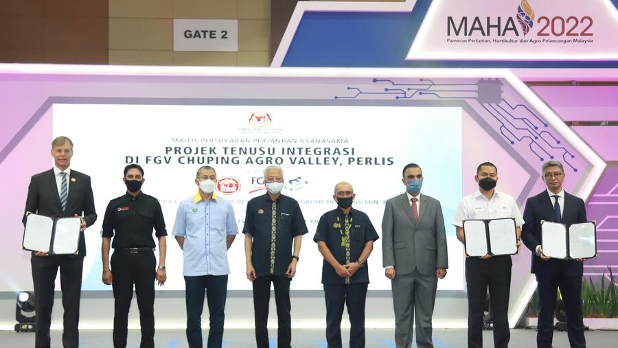 بلدنا توقع إتفاقية شراكة لإنشاء مشروع مزرعة متكاملة لإنتاج الحليب و مشتقاته في ماليزيا