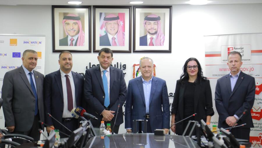 Orange Jordan and EU Announce New Programs in a Balqa’s Vocational Training Center 