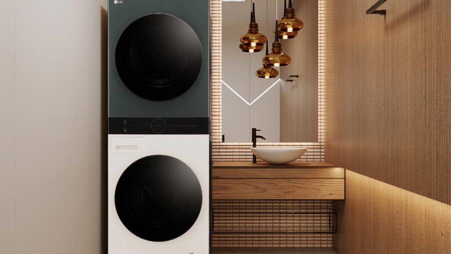 LG’s Space-saving Washtower Compact Showcases All-in-One Laundry Experience at IFA 2022