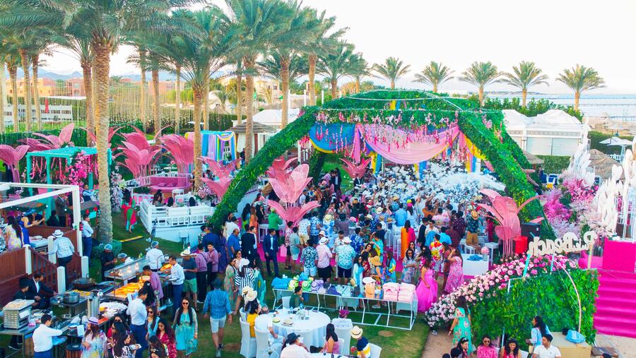 مجموعة ريكسوس مصر تقيم أول حفل زفاف هندي في شرم الشيخ