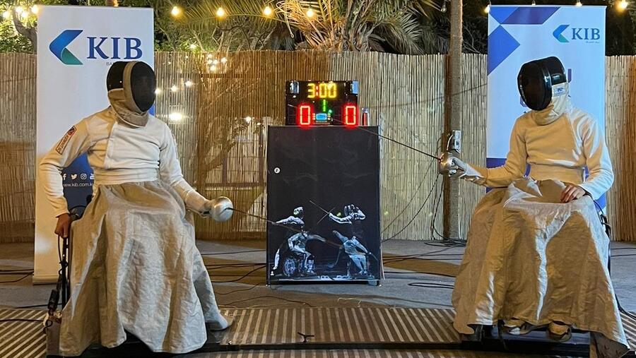 KIB يرعى نهائي بطولة مبارزة ذوي الهمم