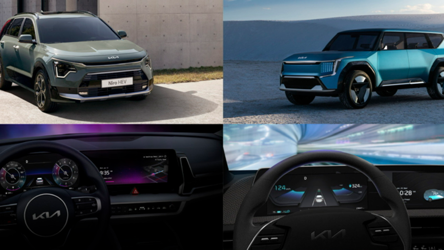 كيا تحصد جوائز التصميم الجيّد لسيارة نيرو 2023 و EV9 كونسبت ونظام المعلومات والترفيه في السيارات الكهربائية والنظام المعلوماتي الترفيهي Magenta Design