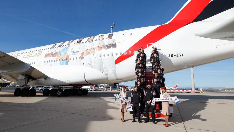 ريال مدريد إلى الرياض على متن "عملاقة" طيران الإمارات